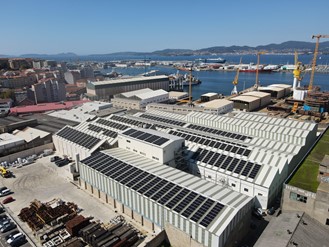 Instalación de 500 kWp de autoconsumo fotovoltaico con almacenamiento en Vigo